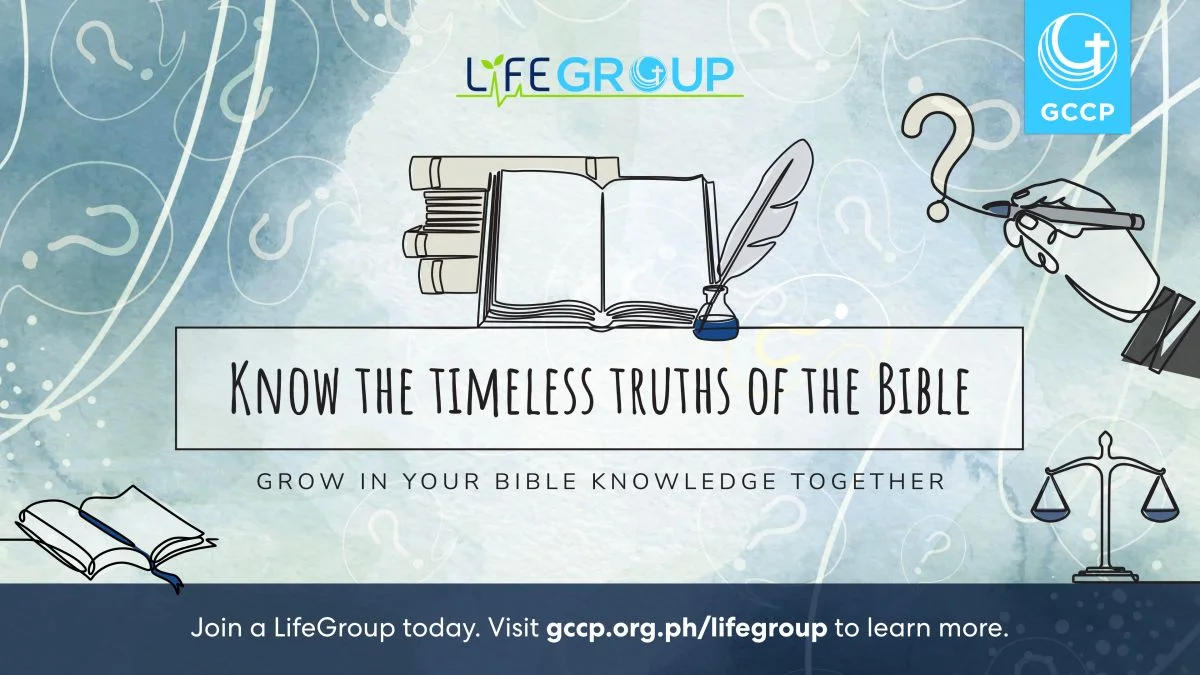 Journey Lifegroup Banner Grace Christian Church of the Philippines Church in Quezon City